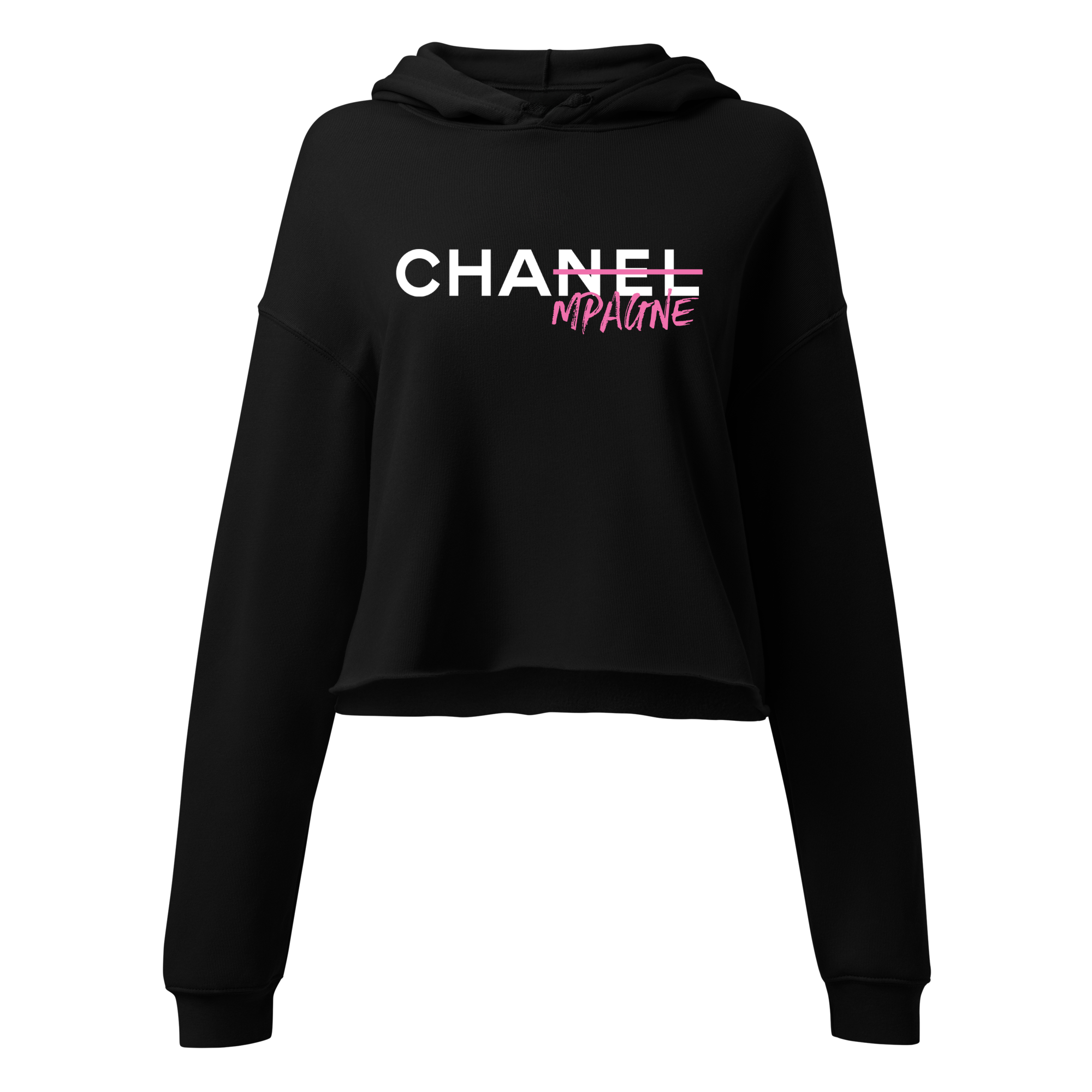 Hoodie Crop Top "Champagne"