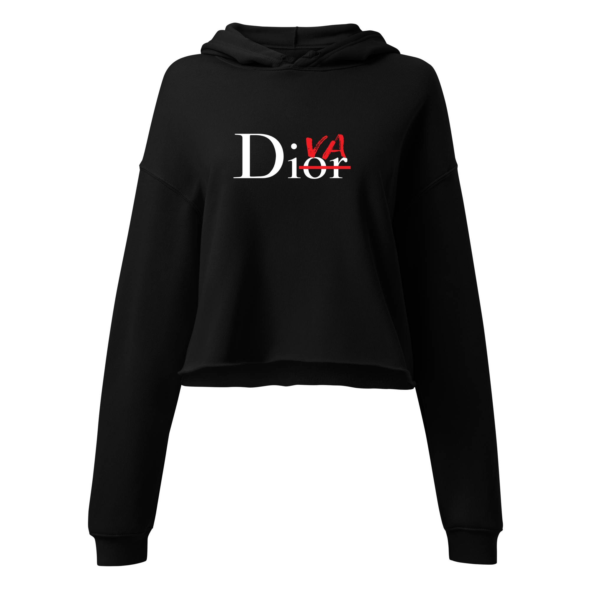 Hoodie Crop Top "Diva"
