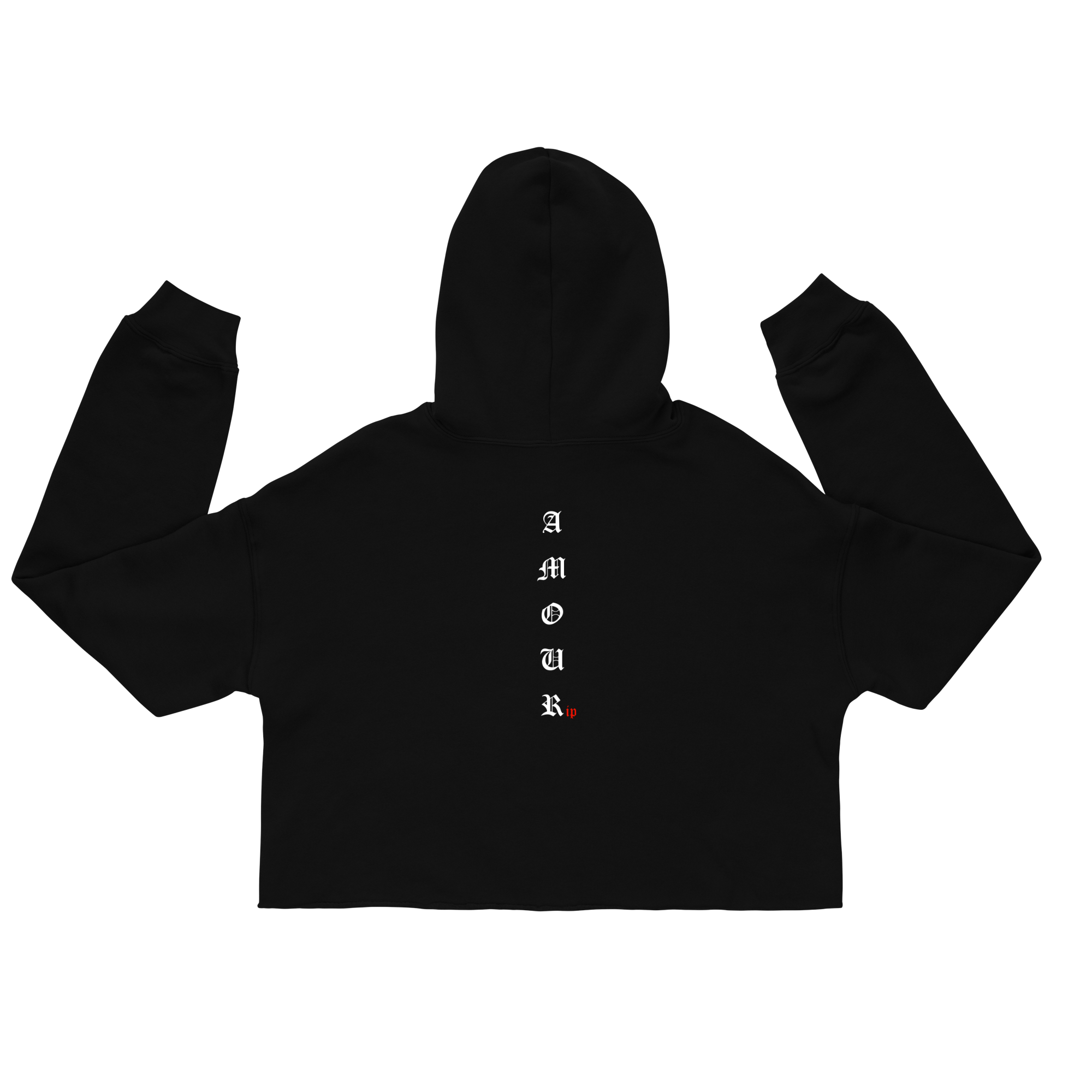 Hoodie Crop Top "Rip"
