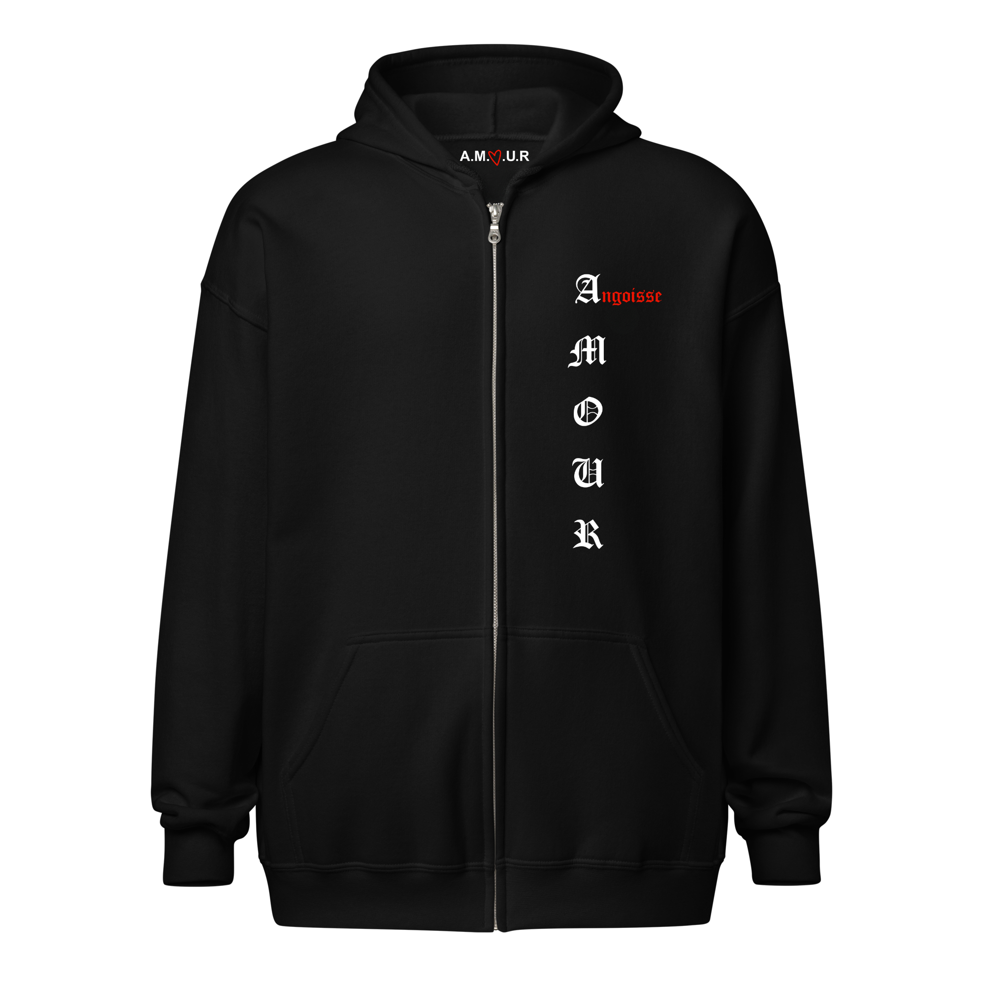 Hoodie Zip "Angoisse”