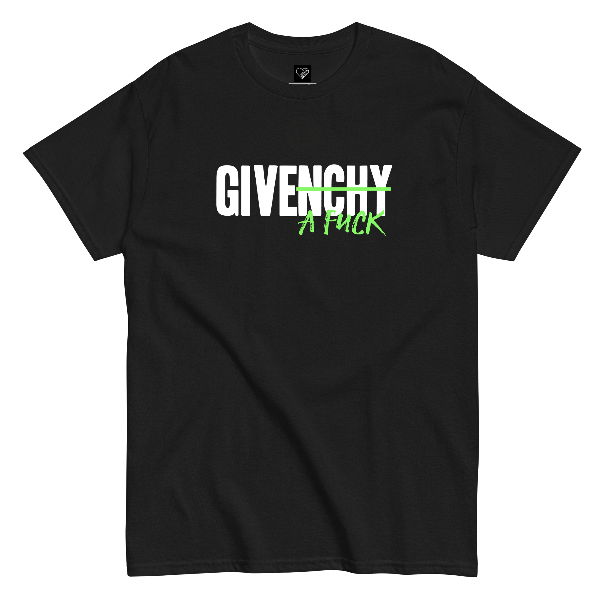 T-Shirt "Give a fuck" green