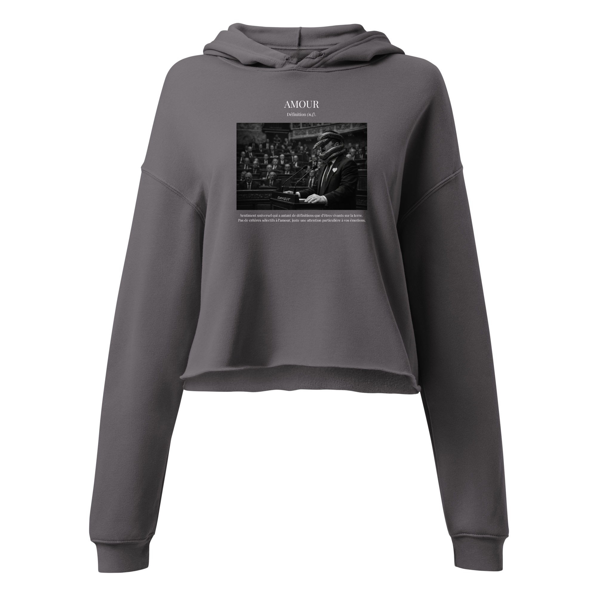 Hoodie Crop Top "Rituel"