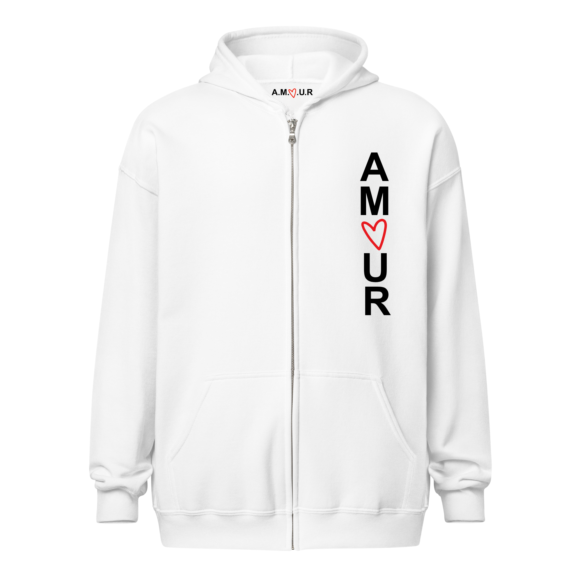 Hoodie Zip "Amour n°3"