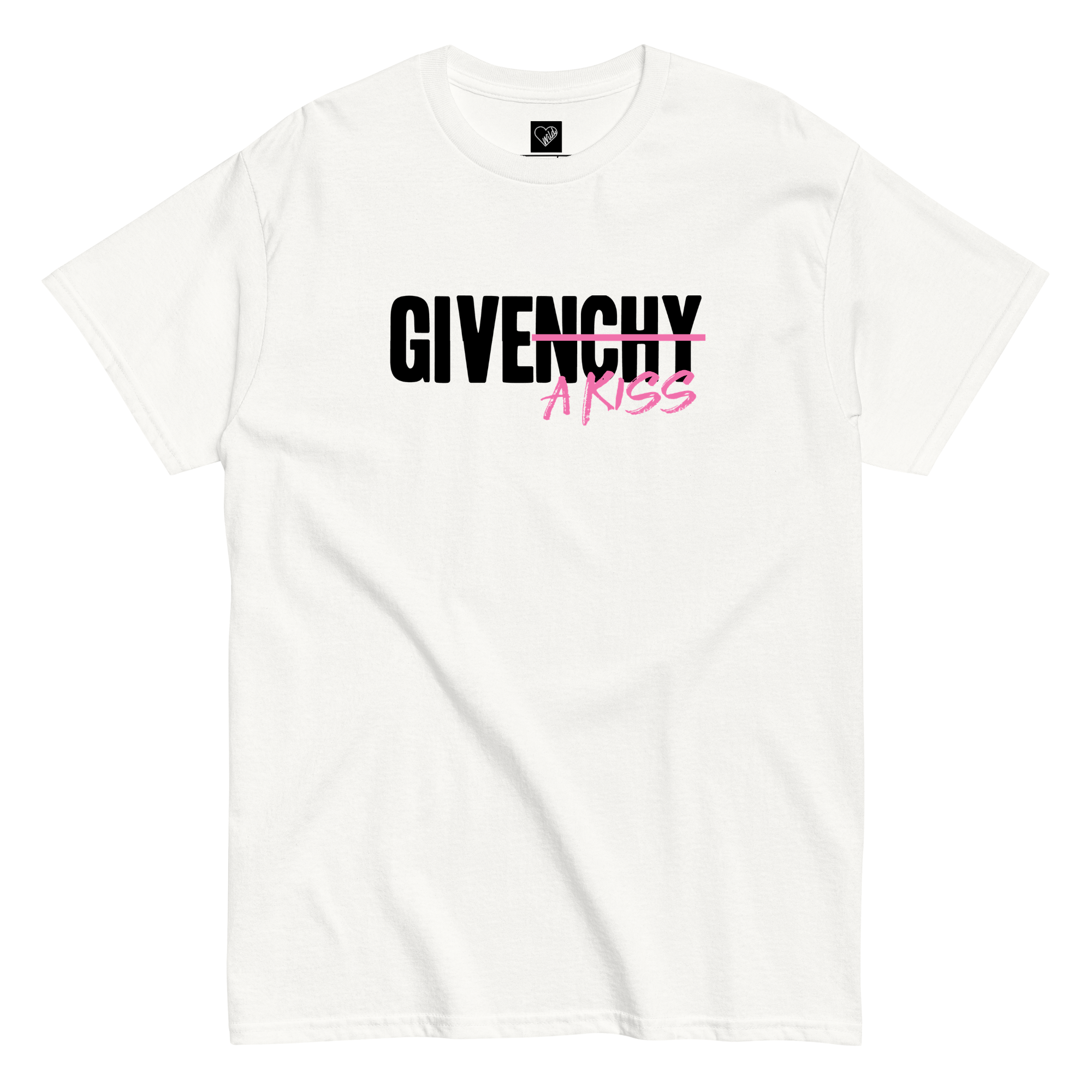 T-Shirt kids "Give a kiss" pink