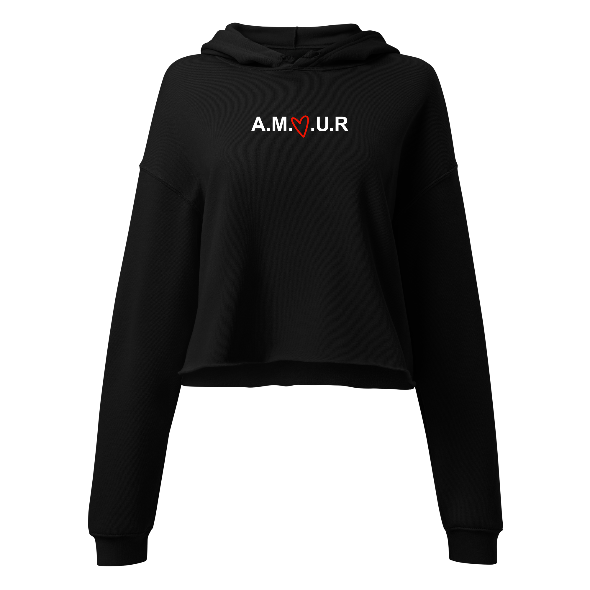 Hoodie Crop Top "Amour n°4"
