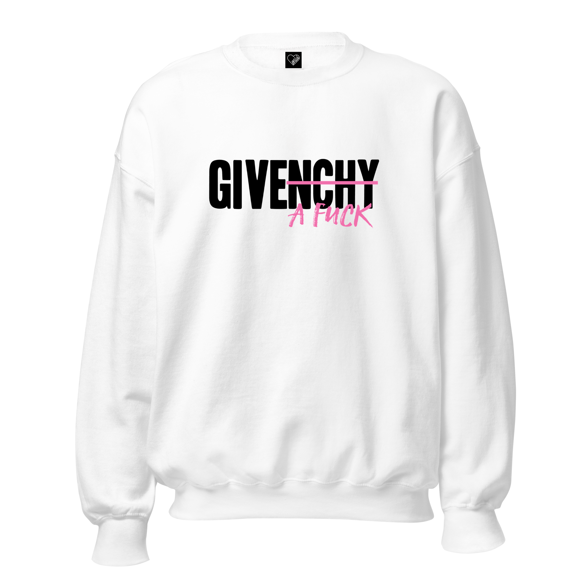 Sweat "Give a fuck" pink