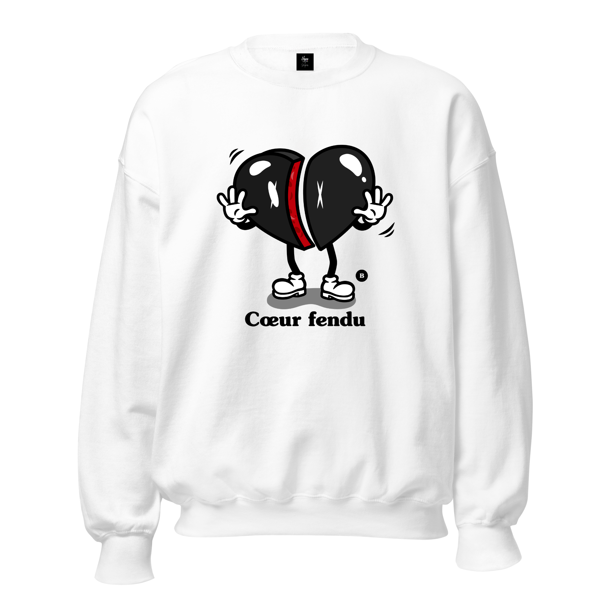 Sweat "Coeur fendu"