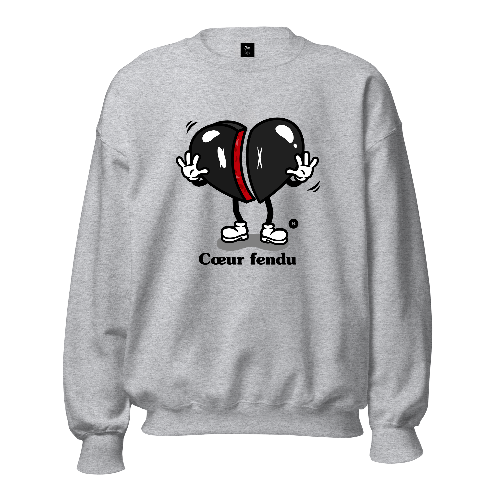 Sweat "Coeur fendu"