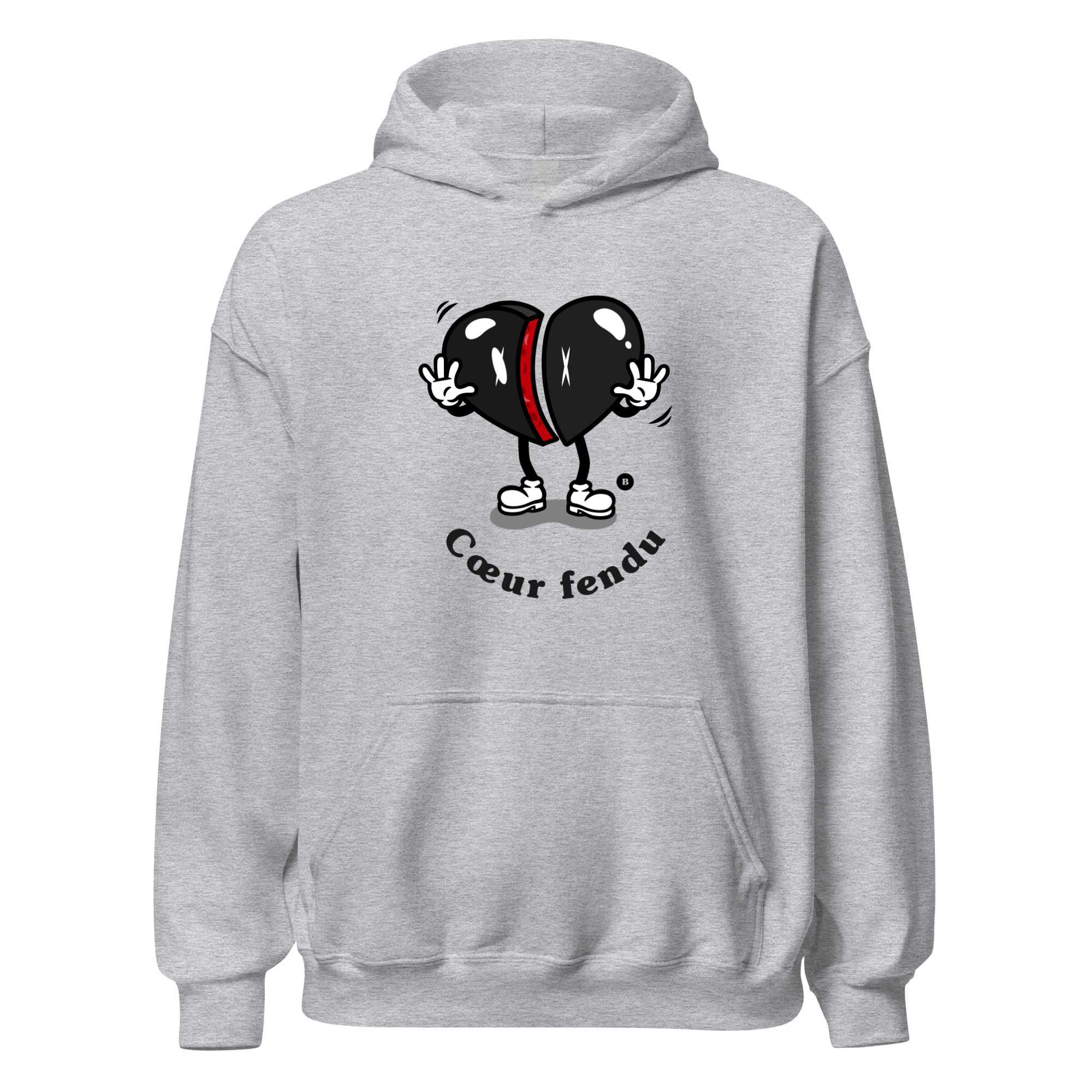 Hoodie "Coeur fendu"