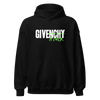 Hoodie "Give a fuck" green