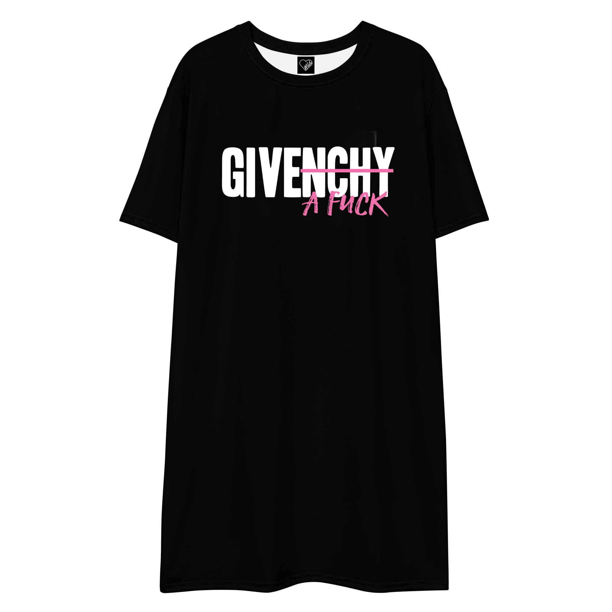 Robe T-Shirt "Give a fuck" pink