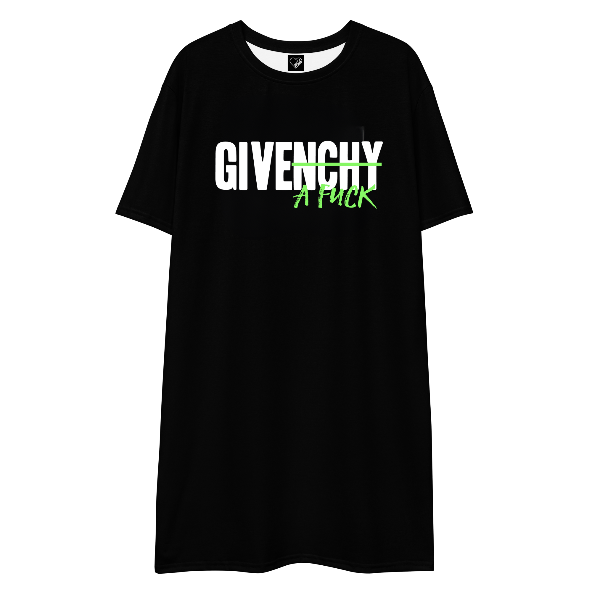 Robe T-Shirt "Give a fuck" green