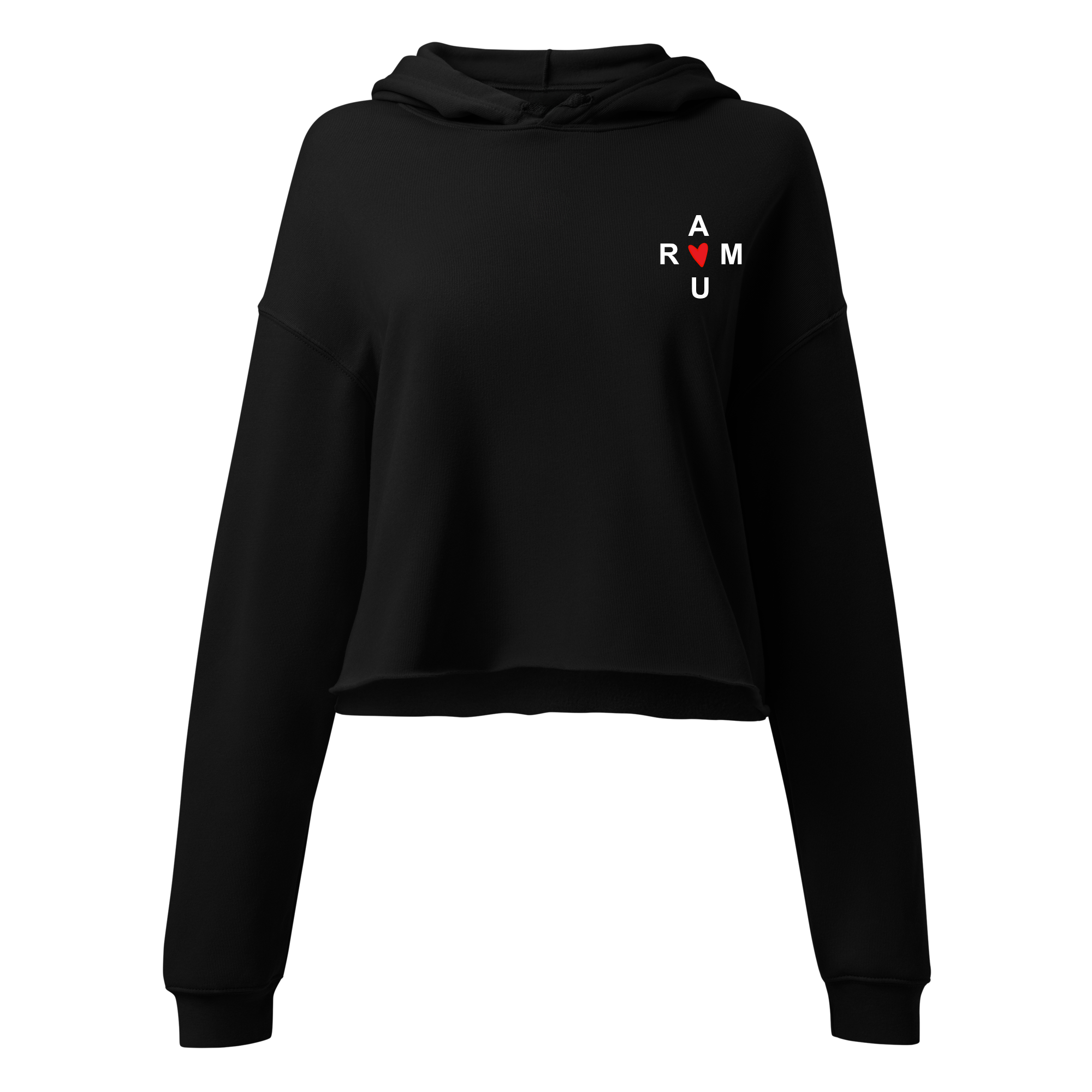 Hoodie Crop Top "Amour n°2"