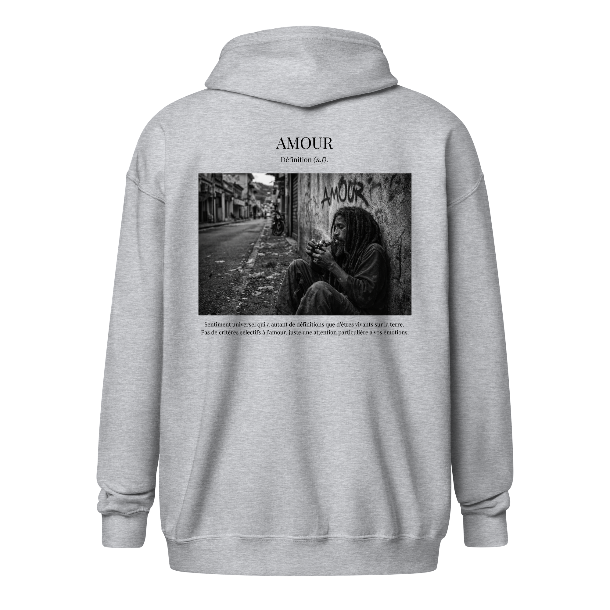 Hoodie Zip "Addiction”