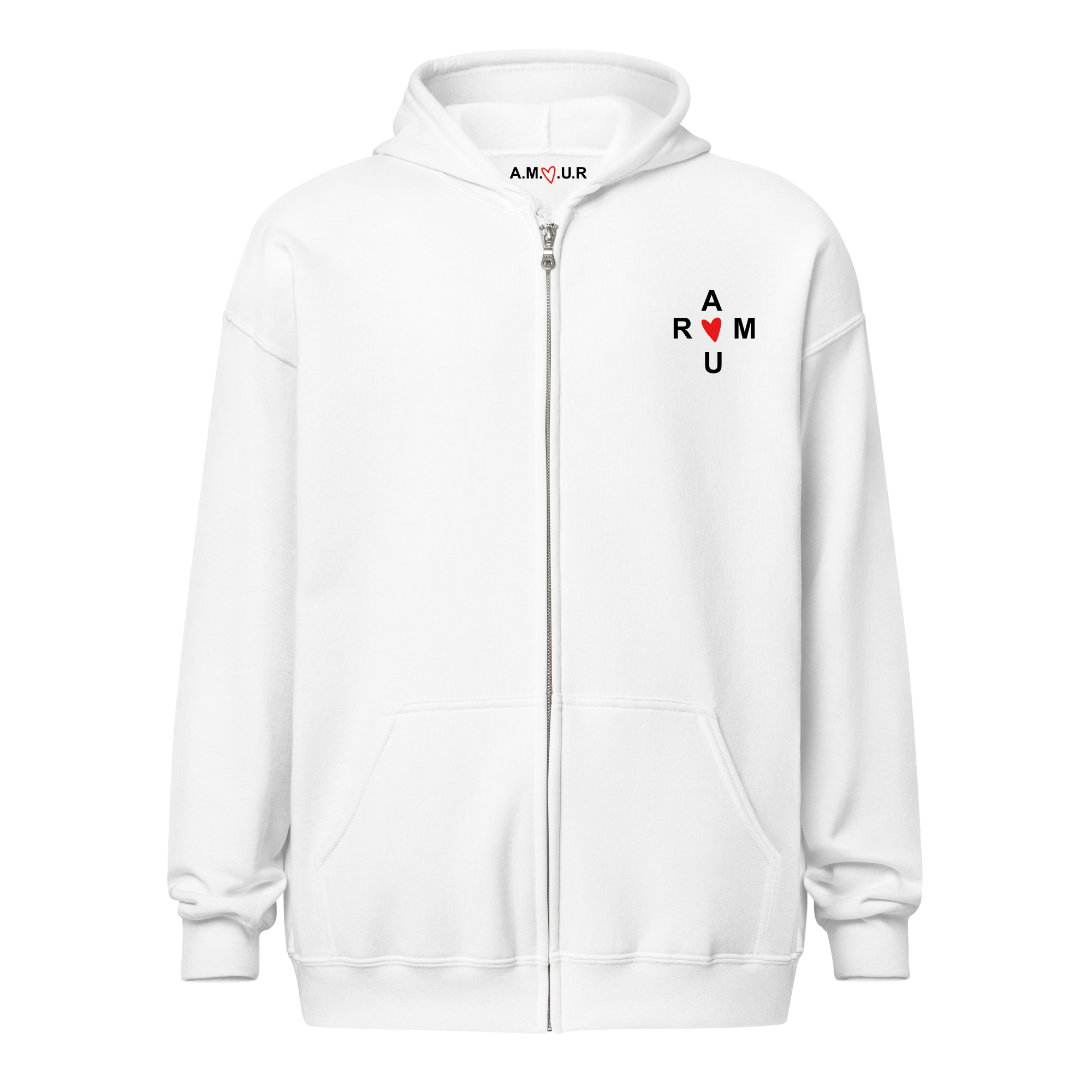 Hoodie Zip "Amour n°2"