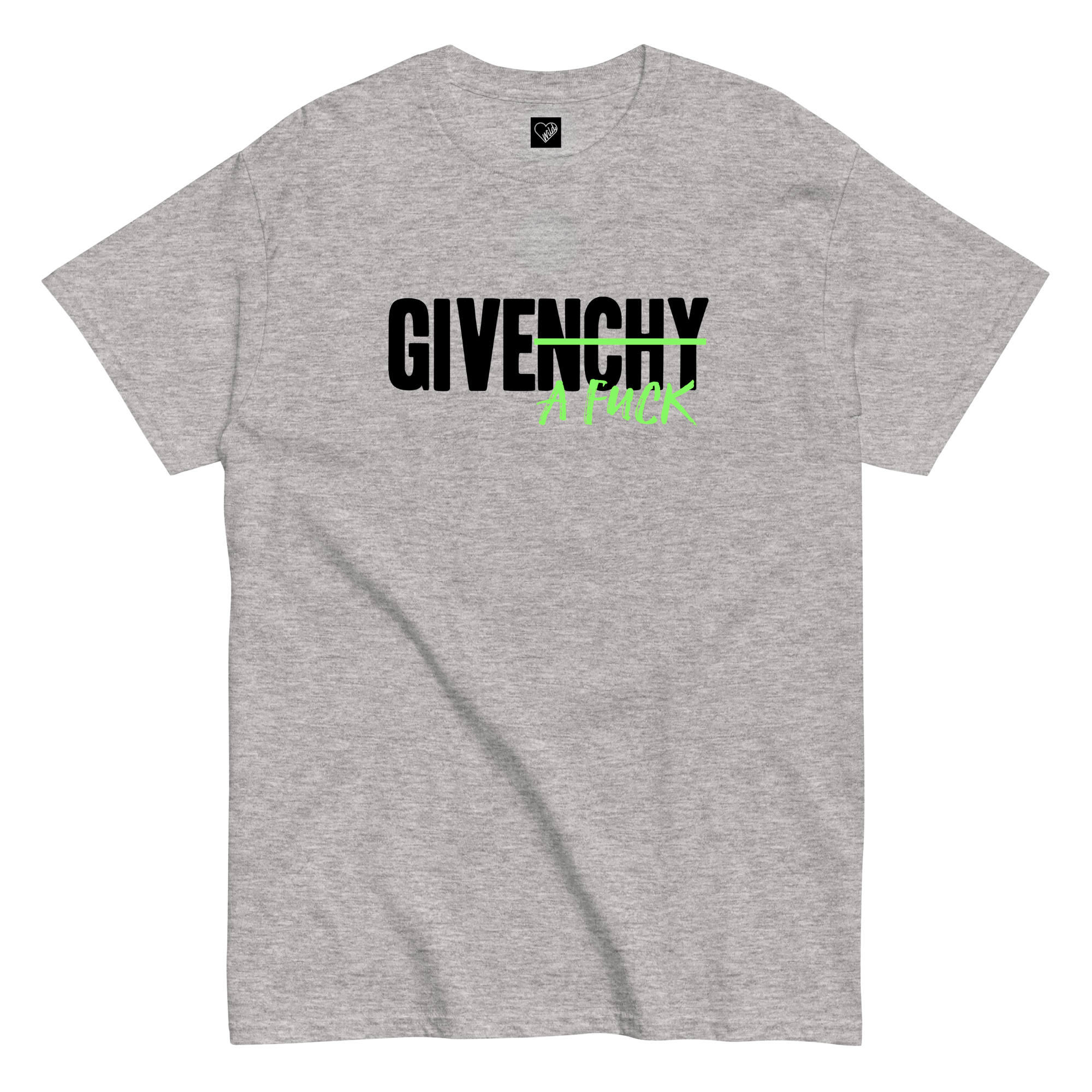 T-Shirt "Give a fuck" green
