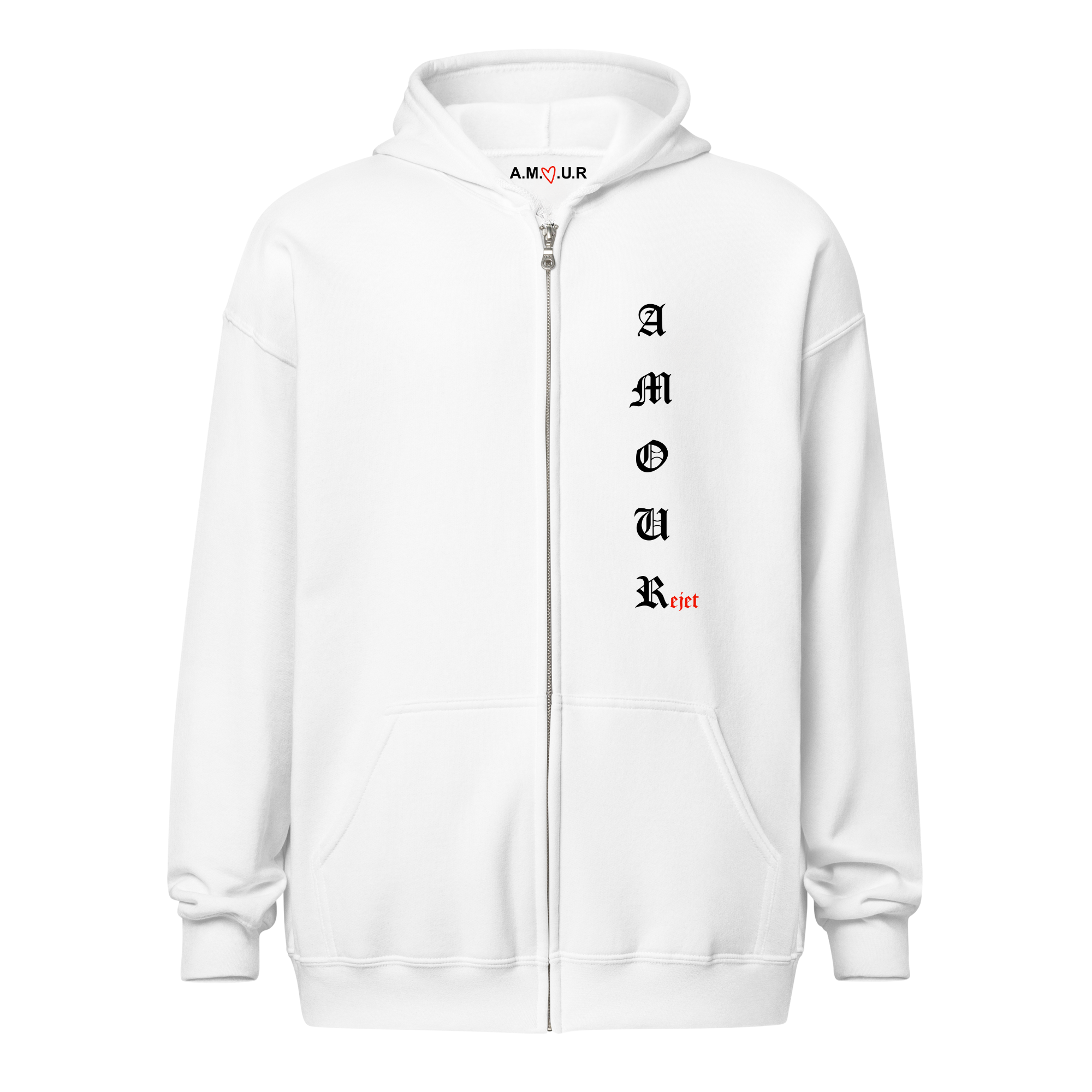 Hoodie Zip "Rejet”