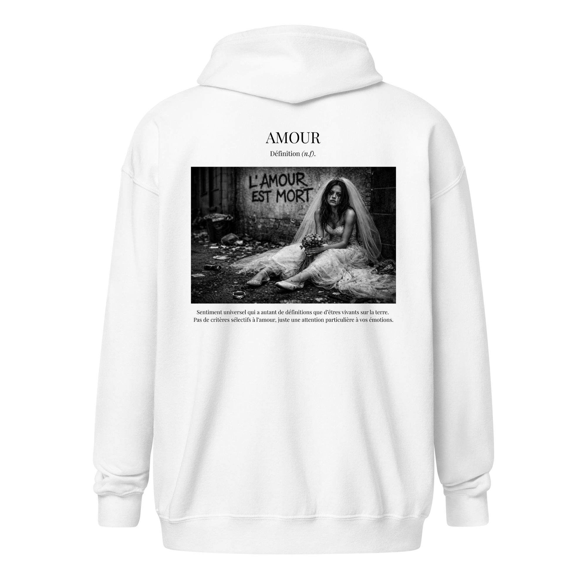 Hoodie Zip "Rejet”