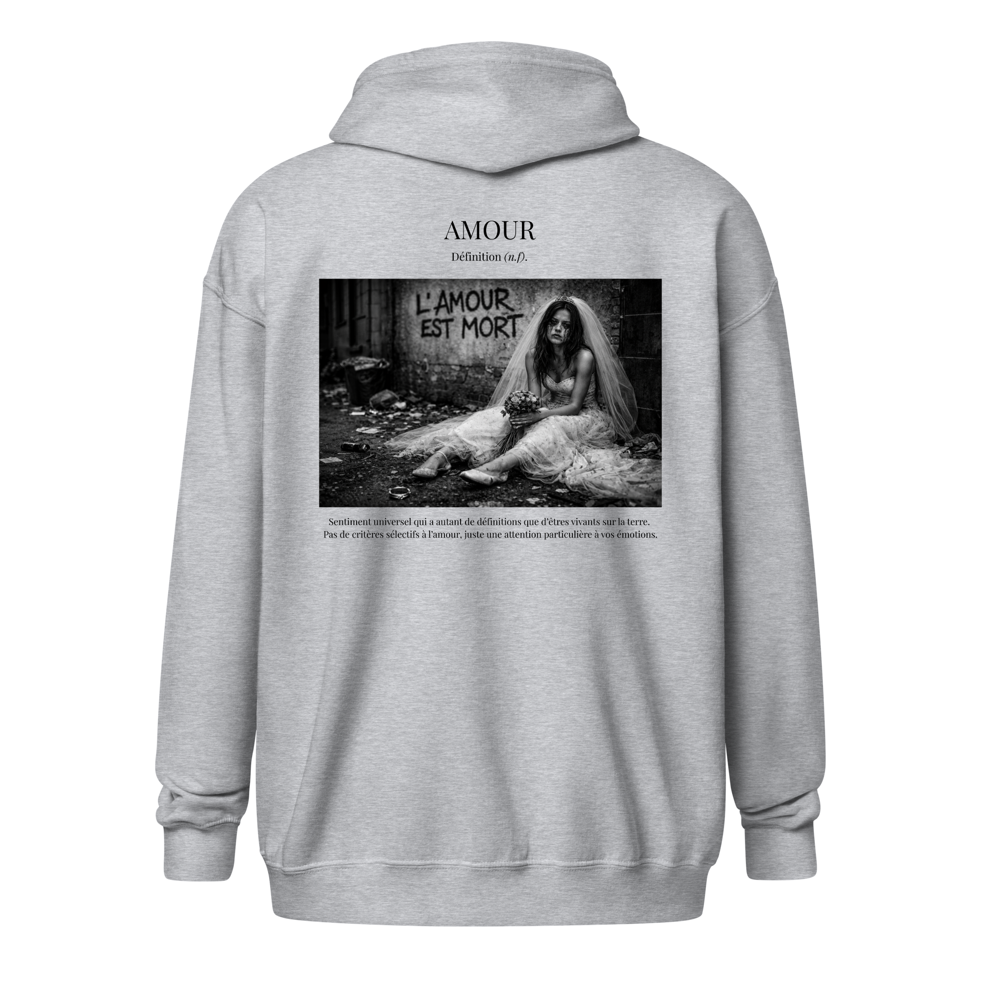 Hoodie Zip "Rejet”