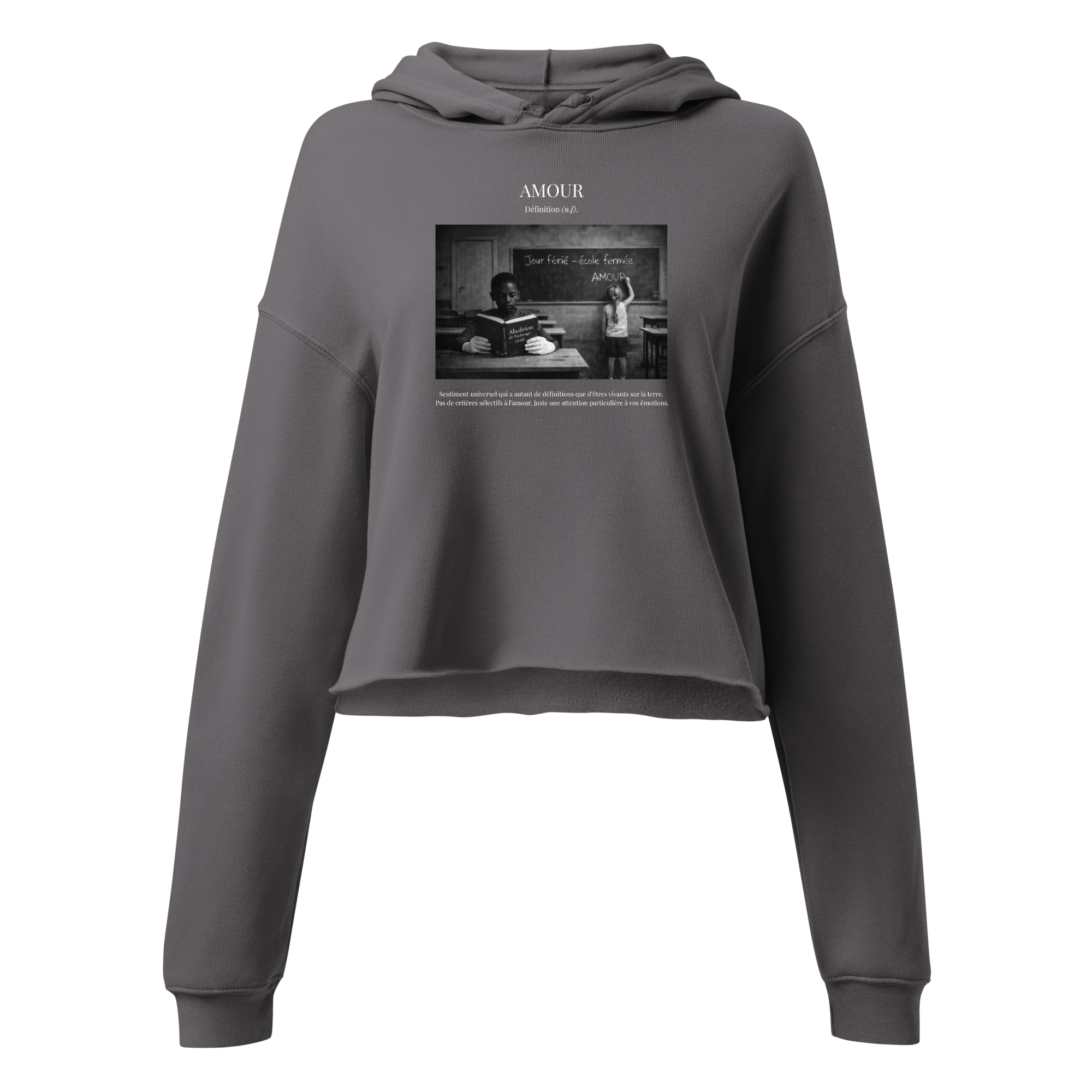 Hoodie Crop Top "Abolition"