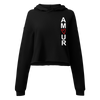 Hoodie Crop Top "Amour n°3"
