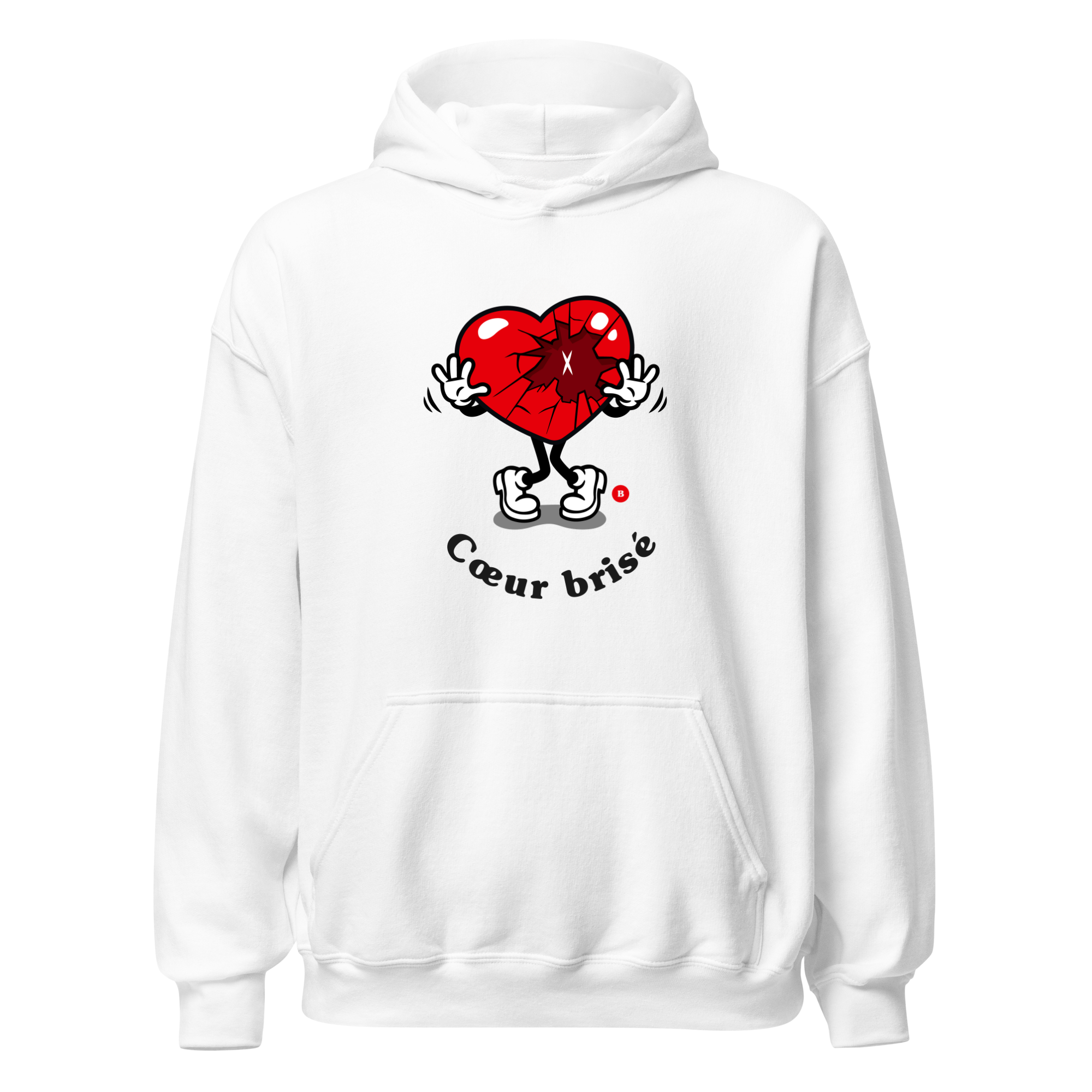 Hoodie "Coeur brisé"