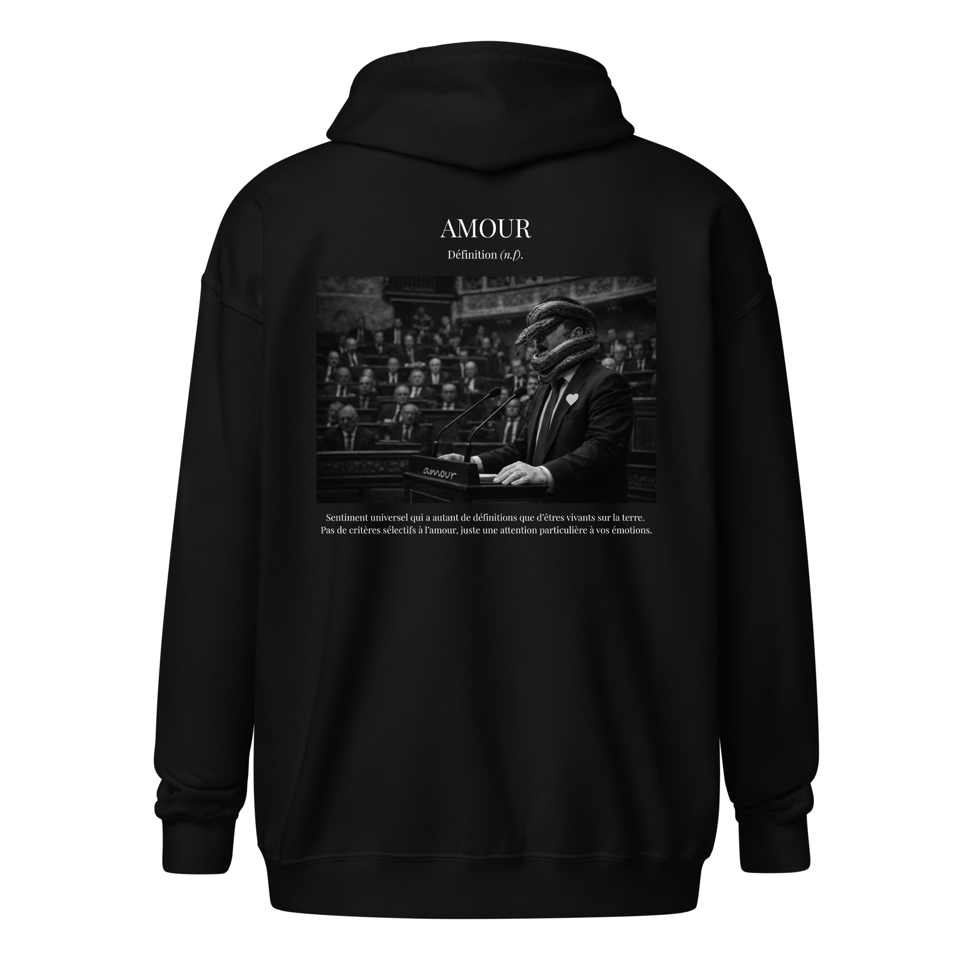 Hoodie Zip "Rituel”