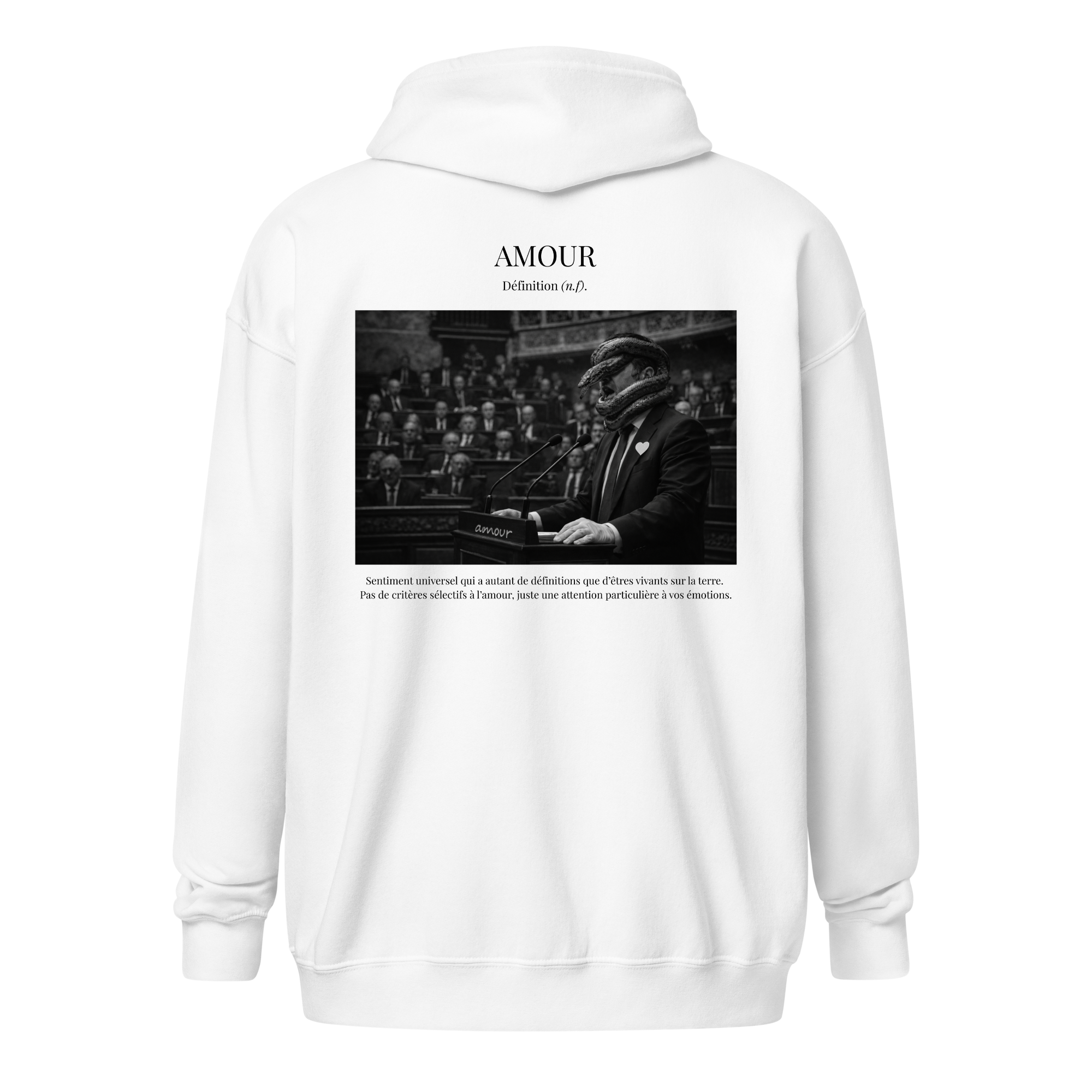 Hoodie Zip "Rituel”
