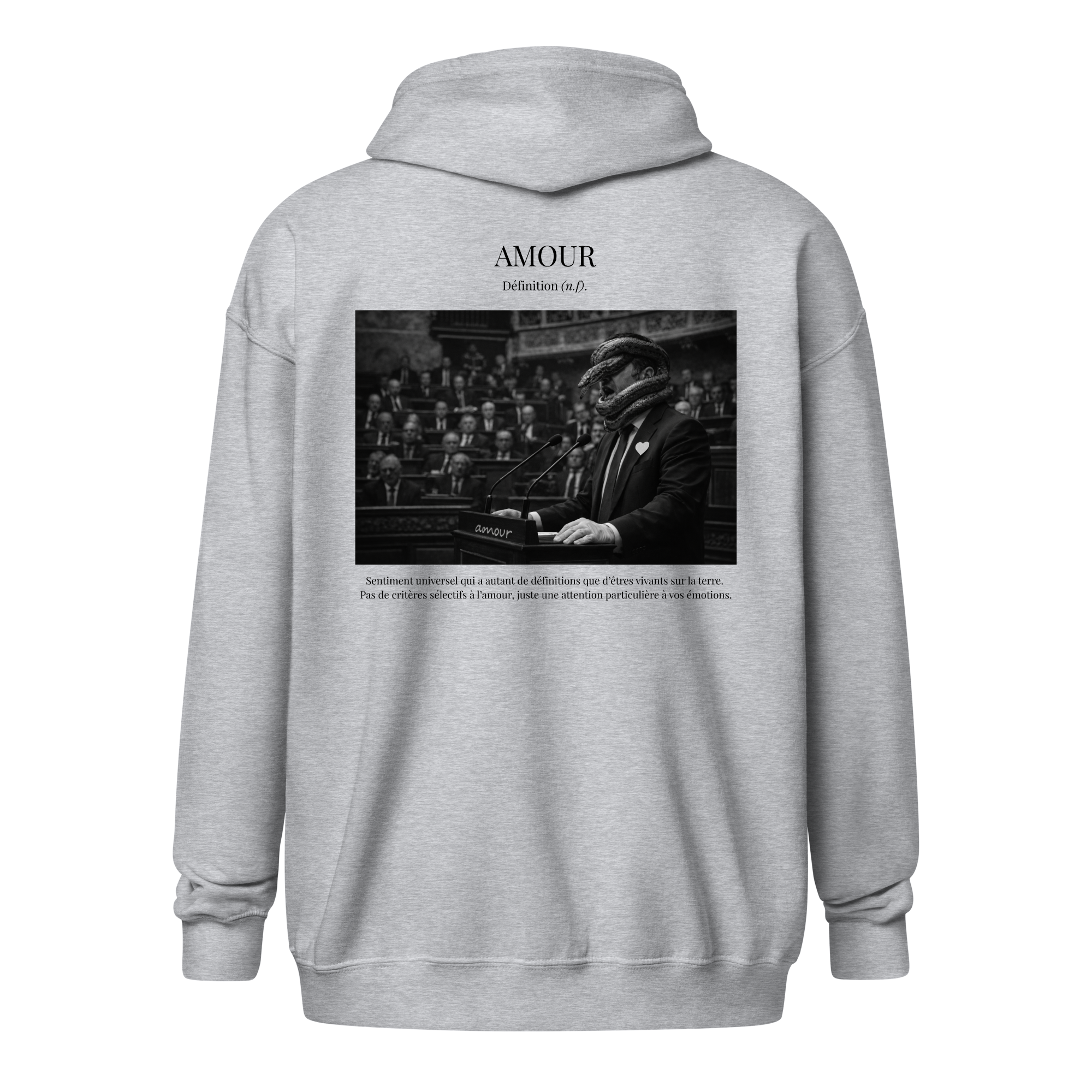 Hoodie Zip "Rituel”