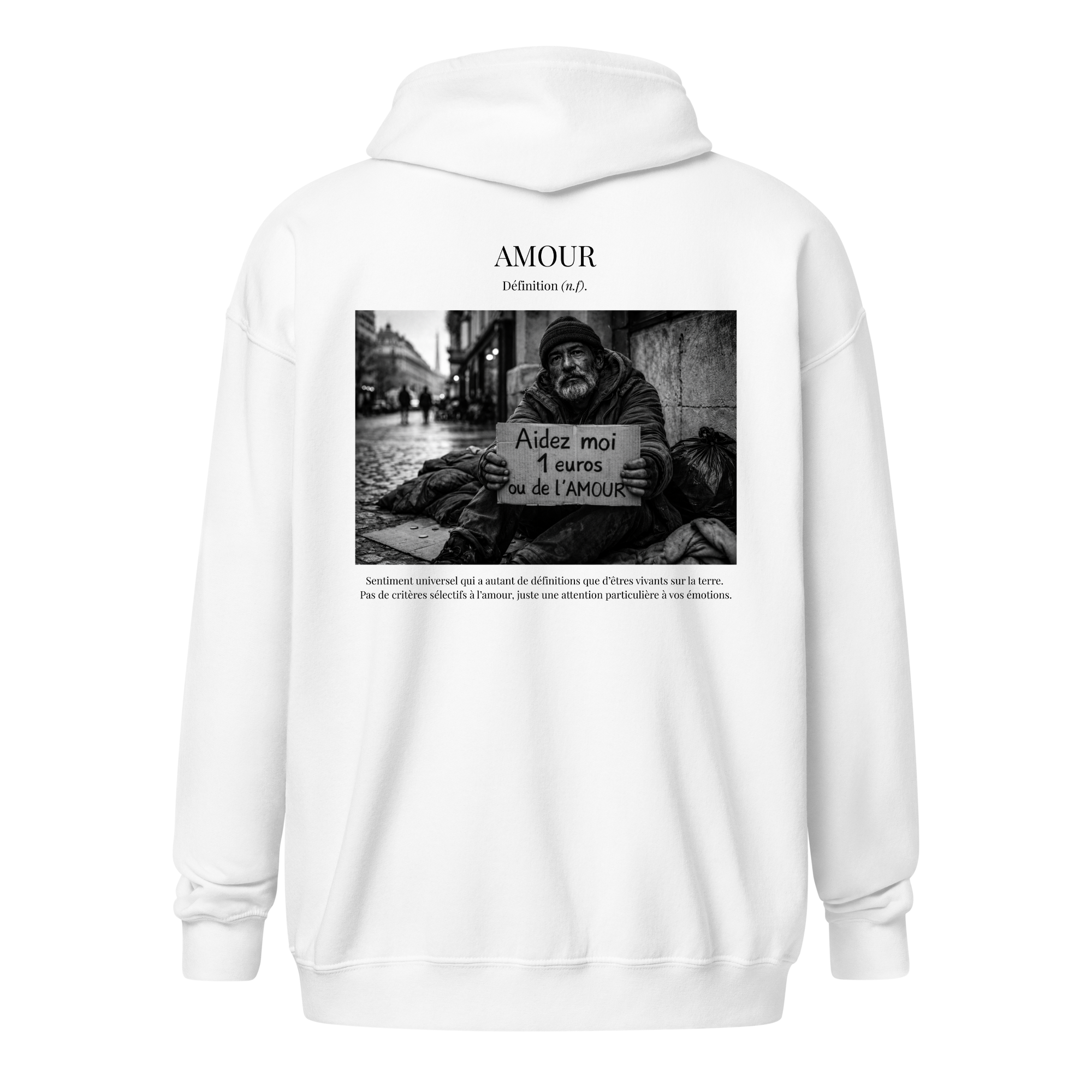 Hoodie Zip "Unité”
