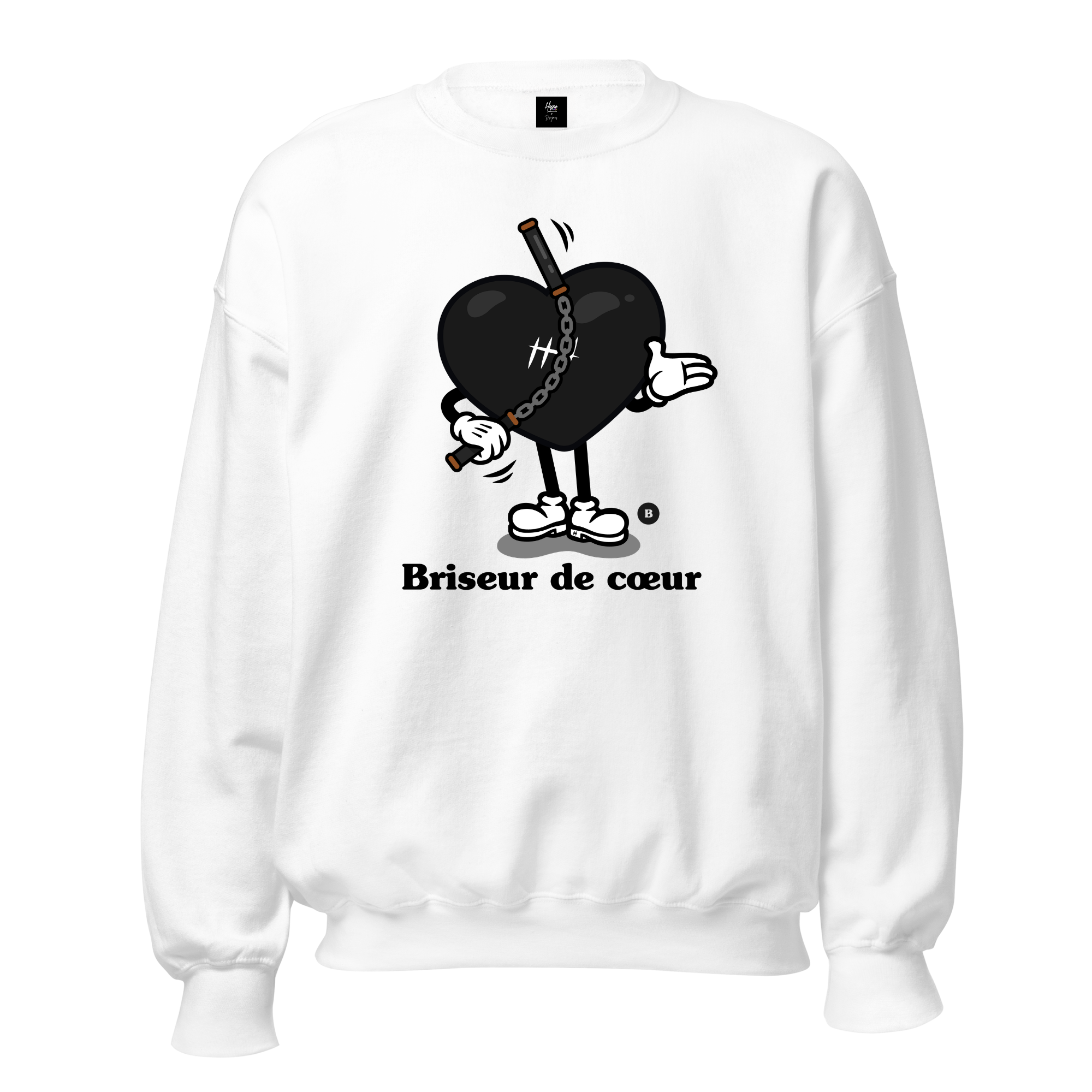 Sweat "Briseur de coeur"