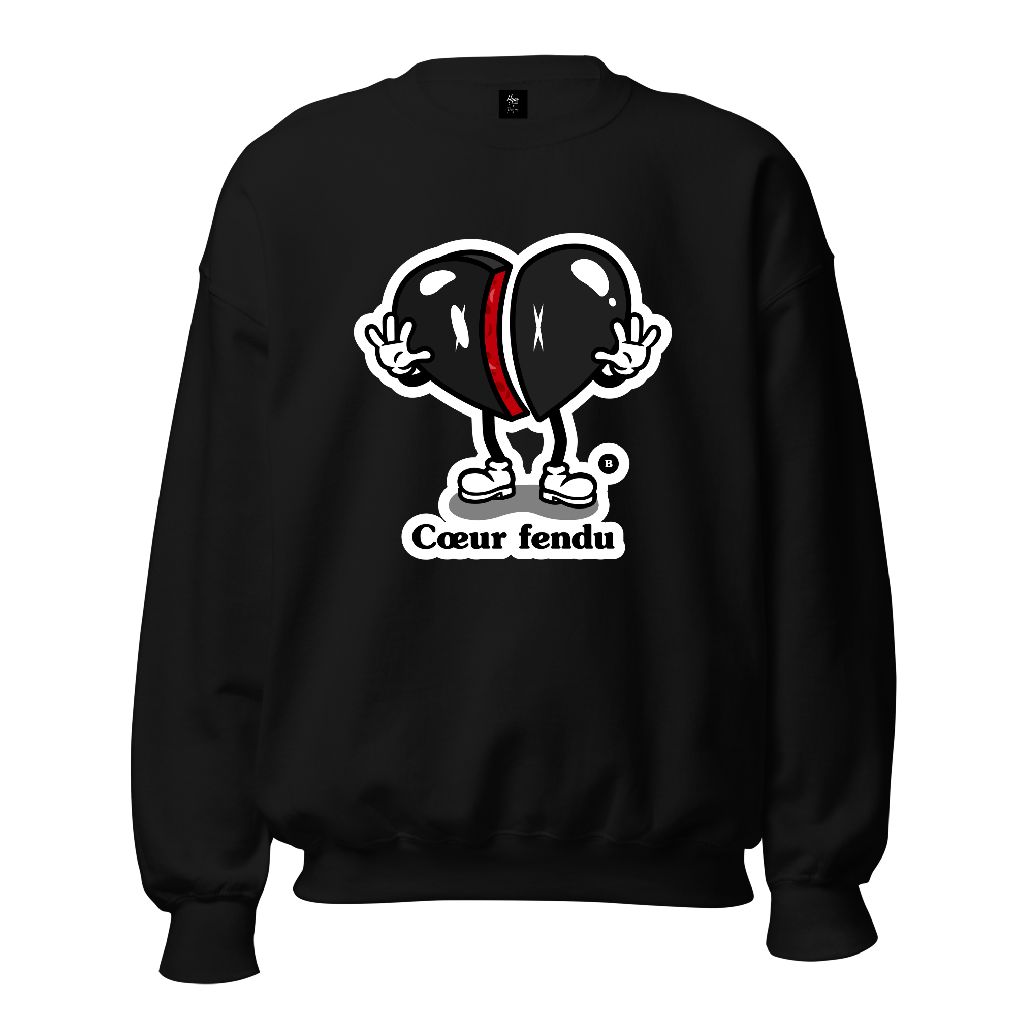 Sweat "Coeur fendu"