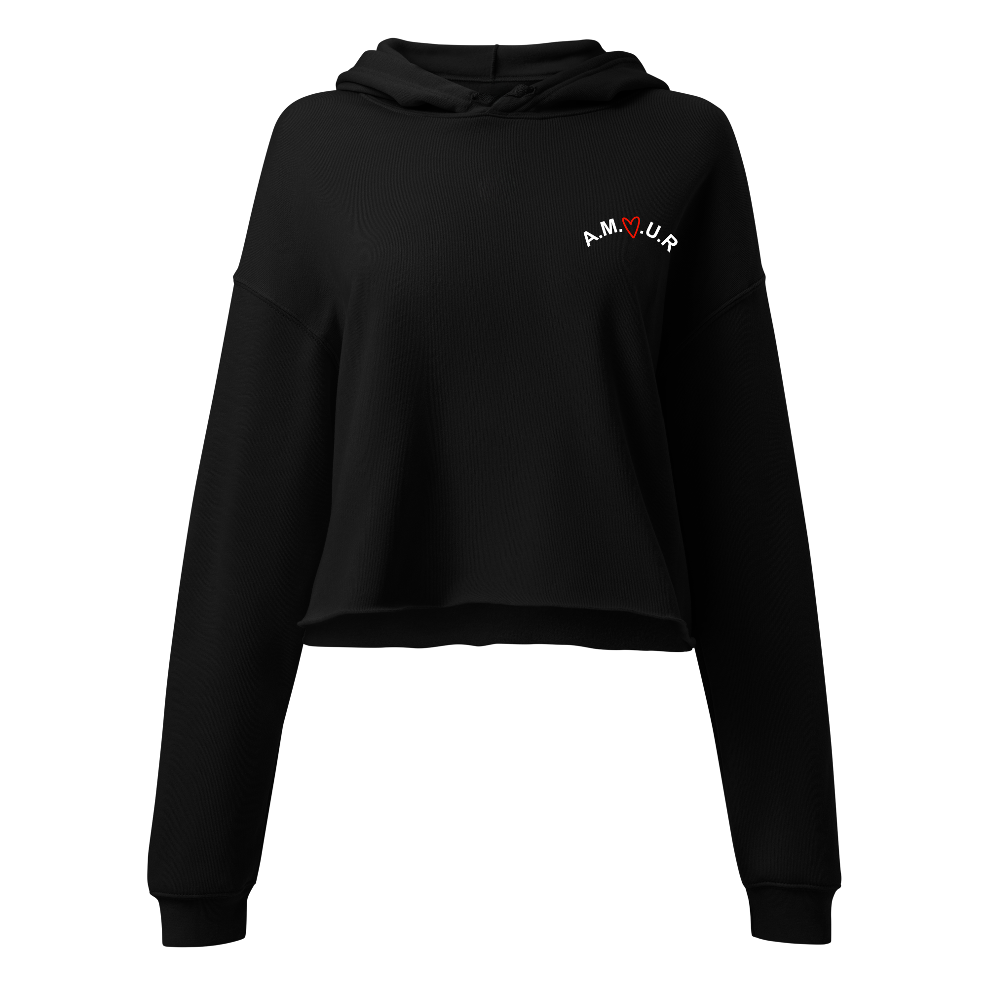 Hoodie Crop Top "Amour n°5"