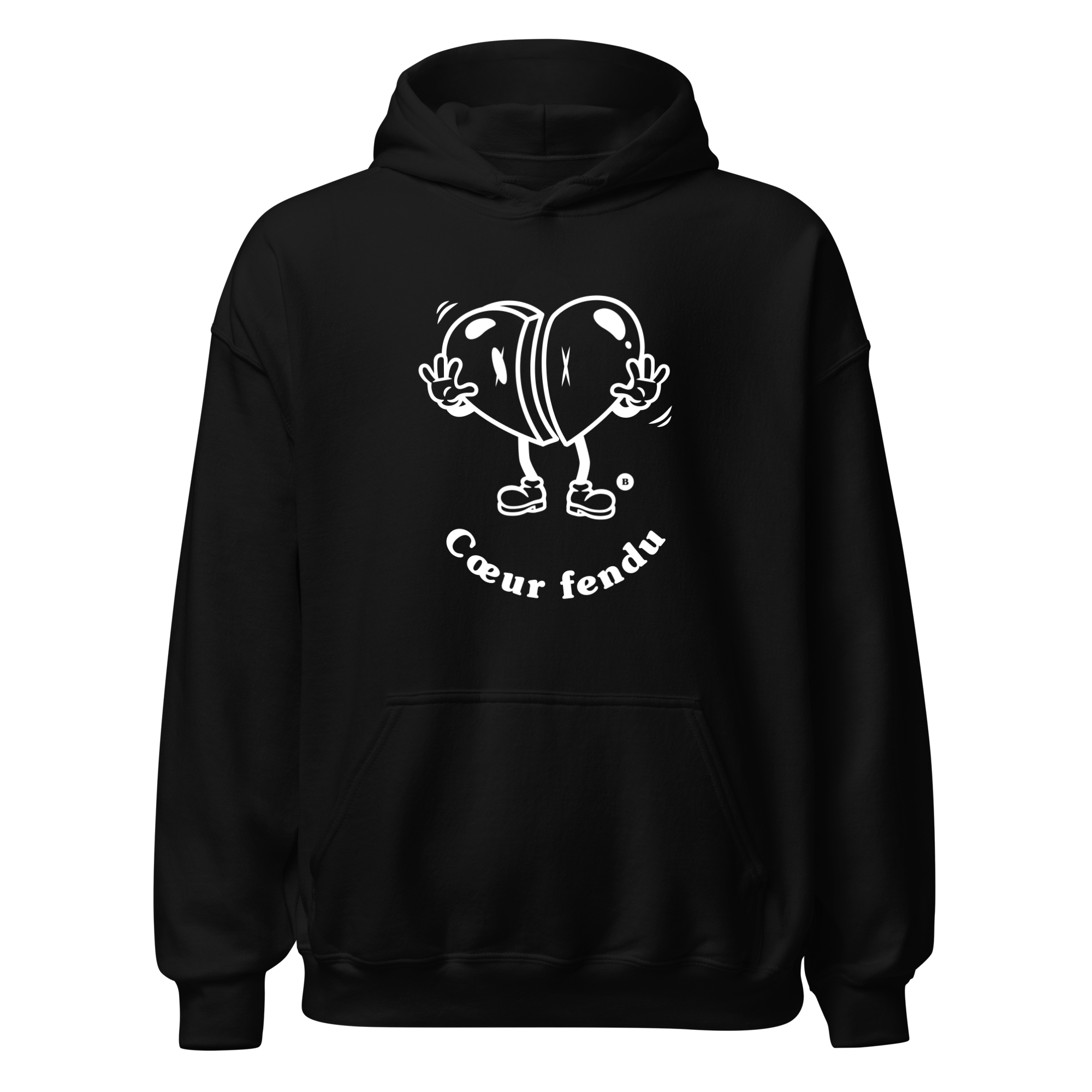Hoodie "Coeur fendu"