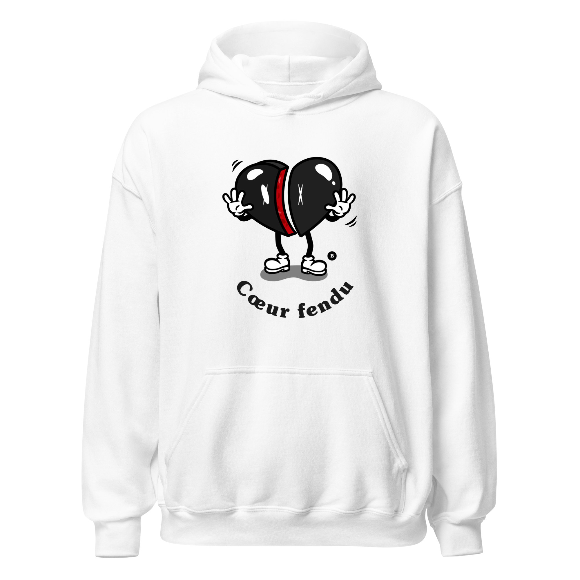 Hoodie "Coeur fendu"