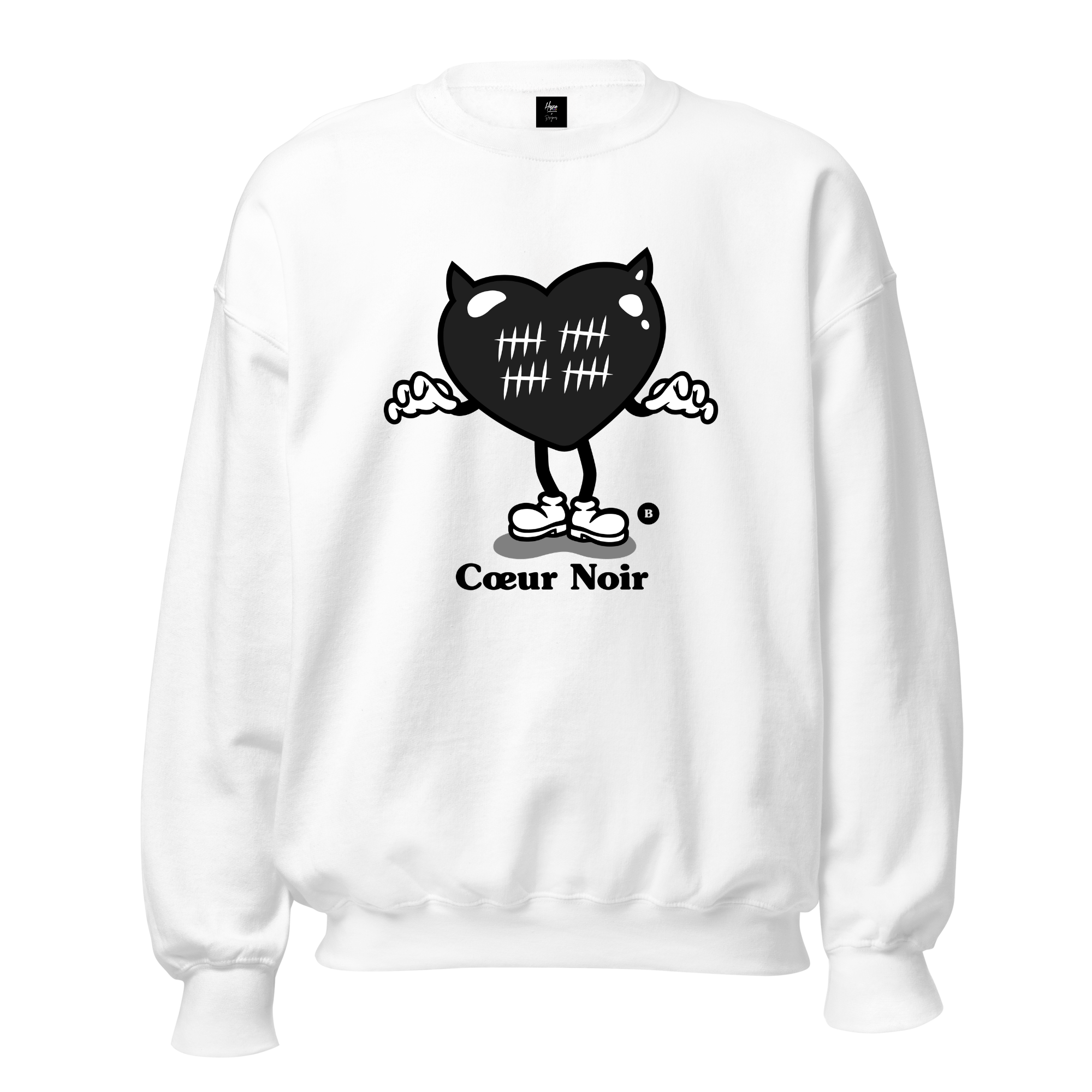 Sweat "Coeur noir"