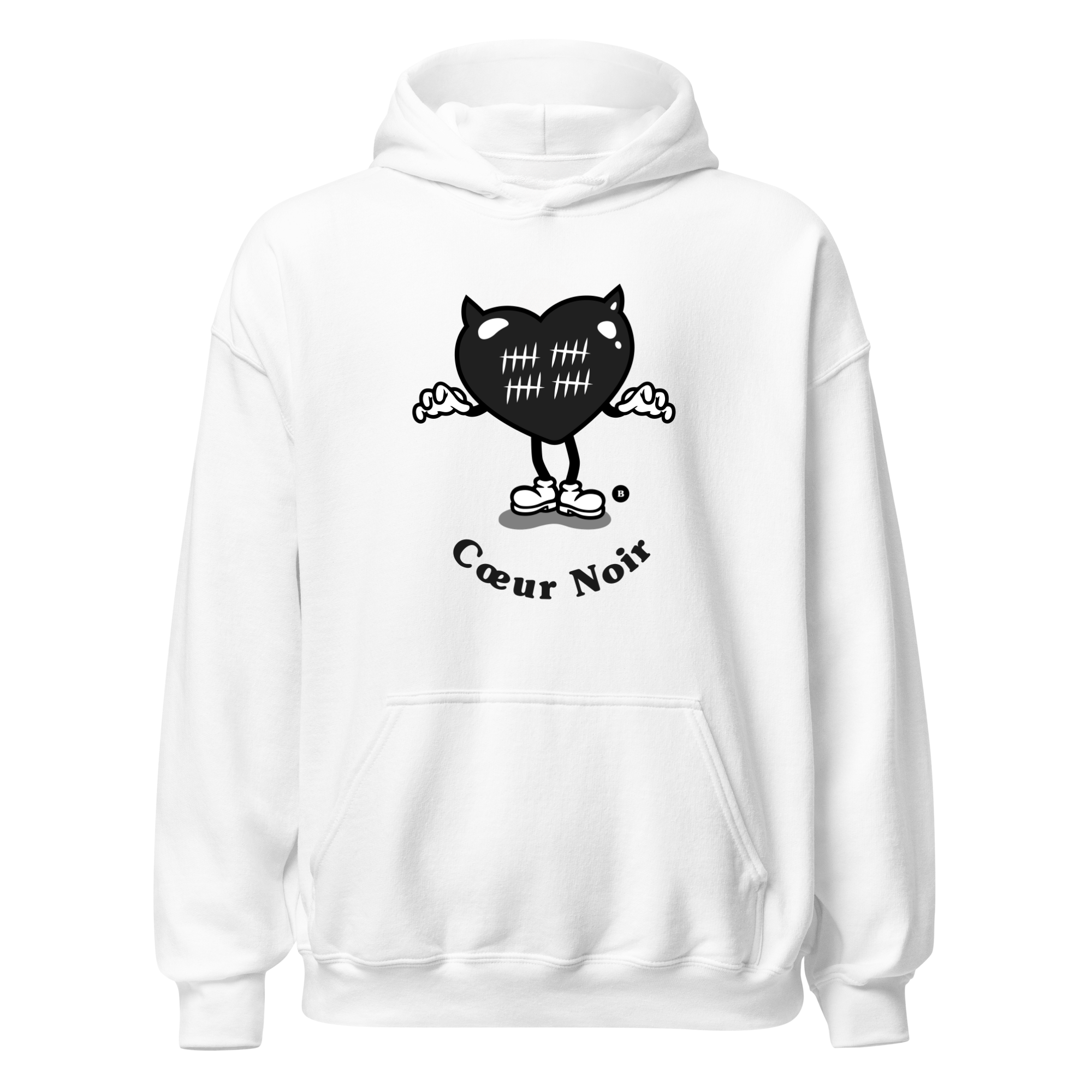 Hoodie "Coeur noir"